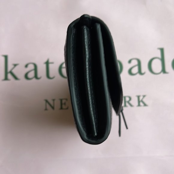 Kate Spade Marti Large Slim Flap Wallet Black - Picture 13 of 16